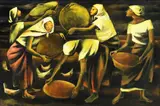 Tahip by Anita Magsaysay-Ho, oil on canvas, sold Mar 2018