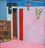 Ibarra dela Rosa, Interior Scene, oil on canvas