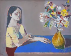 Untitled by Marcel Antonio, oil on canvas, sold Dec 2017