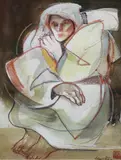 Benedicto Cabrera, Sabel, mixed media