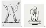 Mark Justiniani, a.) Balik-Tanaw
b.) Dalangin, pen and ink on paper