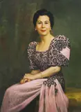 Portrait of a Lady by Fernando Amorsolo, oil on canvas, sold Sep 2017