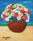 Cory Aquino, Still Life, oil on canvas