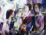 Cesar Legaspi, Tres Marias, oil on wood