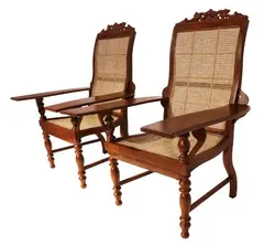Sillon Fraile, Late 19th-Early 20th Century, Narra and Rattan