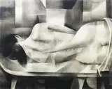 Nude by Vicente Manansala, charcoal on paper, sold Sep 2017