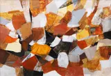 Abstract by José T. Joya, oil, sold Sep 2017