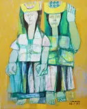 Kambal by Mauro Malang Santos, gouache, sold Sep 2017