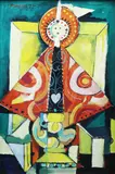 Rosary Queen by Ang Kiukok, tempera on paper, sold Sep 2017