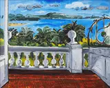 Balcón by Federico Aguilar Alcuaz, oil on canvas, sold Sep 2017