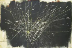Fernando Zóbel de Ayala y Montojo, Saeta 44, oil on canvas