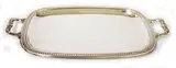 Small Rectangular Silver Plated Letter Tray with H by Menchu Katigbak Collection, sold Mar 2017