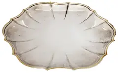 Round Silver Plated Platter by Menchu Katigbak Collection, sold Mar 2017