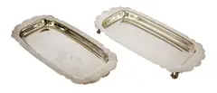 Small Silver Plated Rectangular Dishes by Menchu Katigbak Collection, sold Mar 2017