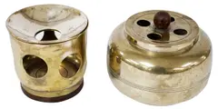 Small Round Silver Plated Incense Container and Bu by Menchu Katigbak Collection, sold Mar 2017
