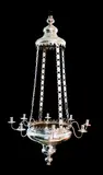 Silver Sanctuary Lamp, 18th Century, Silver