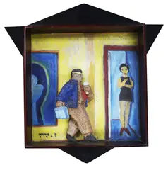 Untitled by Charlie Co, Mixed Media, sold Feb 2017