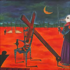 Untitled by Charlie Co, Oil On Canvas, sold Feb 2017