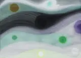 Untitled by Nena Saguil, watercolor on paper, sold Dec 2016