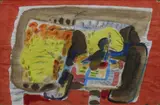 Untitled (Madrid) by Federico Aguilar Alcuaz, watercolor on paper, sold Dec 2016