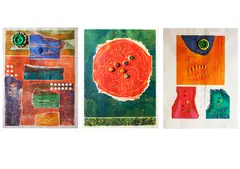 Set of Works by Manuel Rodriguez Sr., sculptured print 1/1, sold Dec 2016