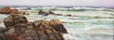 The Surf by Romulo Galicano, oil on canvas, sold Dec 2016