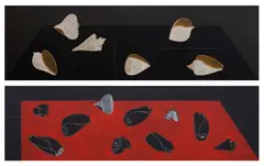 White Shells by Arturo Luz, acrylic on canvas, sold Jun 2016
