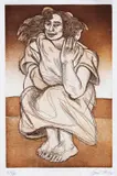 Benedicto Cabrera, Mother and Child, etching