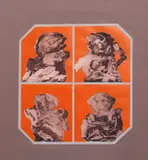 Benedicto Cabrera, Cabrera Quarter #55, mixed media