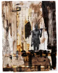 Untitled by Geraldine Javier, mixed media, sold Sep 2015