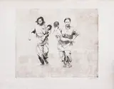 Benedicto Cabrera, Flight Ca. 2000 Mono VI, etching on handmade paper mono print 1/1