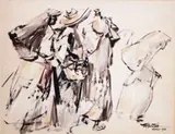 Mexico by Romeo Tabuena, watercolor on paper, sold Sep 2015