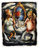 Joy Mallari, Ang Panganay, watercolor on arches paper