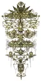 Gabby Barredo, Chandelier, custom made metal and resin