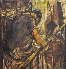 Jeprox by Melvin Culaba, oil on canvas, sold Feb 2015
