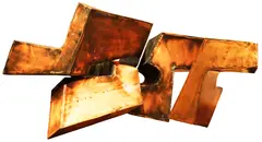 Abstracted Growth by Eduardo Castrillo, brass, sold Feb 2015