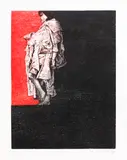 Benedicto Cabrera, Portrait of Sabel, etching 11/X (2/10)