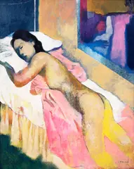 Untitled by Marcel Antonio, oil on canvas, sold Feb 2015