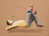 Rene Cuvos, Juan Tamad Kabanata 1, oil on canvas
