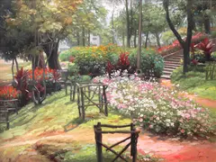 Sofronio y Mendoza, Untitled, oil on canvas