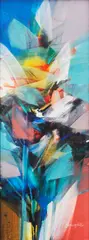 Ross Capili, Bright Morning I, acrylic on canvas