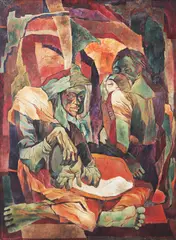Cesar Legaspi, Ritual, oil on canvas