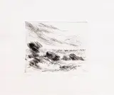 Ocean by Fernando Zóbel de Ayala y Montojo, etching, sold Feb 2015