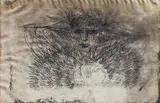 Woman with Hat 2 by Fernando Zóbel de Ayala y Montojo, etching, sold Feb 2015