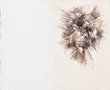 Christmas Card and Saeta by Fernando Zóbel de Ayala y Montojo, pen & ink on paper, sold Feb 2015