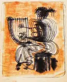 Orpheus by Fernando Zóbel de Ayala y Montojo, etching, sold Feb 2015