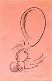 a.) Ant
b.) Grasshopper with fiddle by Fernando Zóbel de Ayala y Montojo, pen & ink on paper, sold Feb 2015