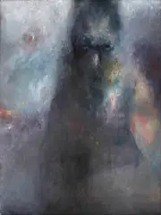 Nicotine by Buen Calubayan, oil on canvas, sold Sep 2014