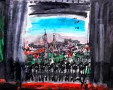 Federico Aguilar Alcuaz, Gezicht op Paterskerk (View of Paterskerk)