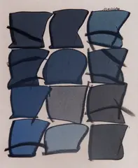 Untitled by Roberto Chabet, watercolor, sold Mar 2014